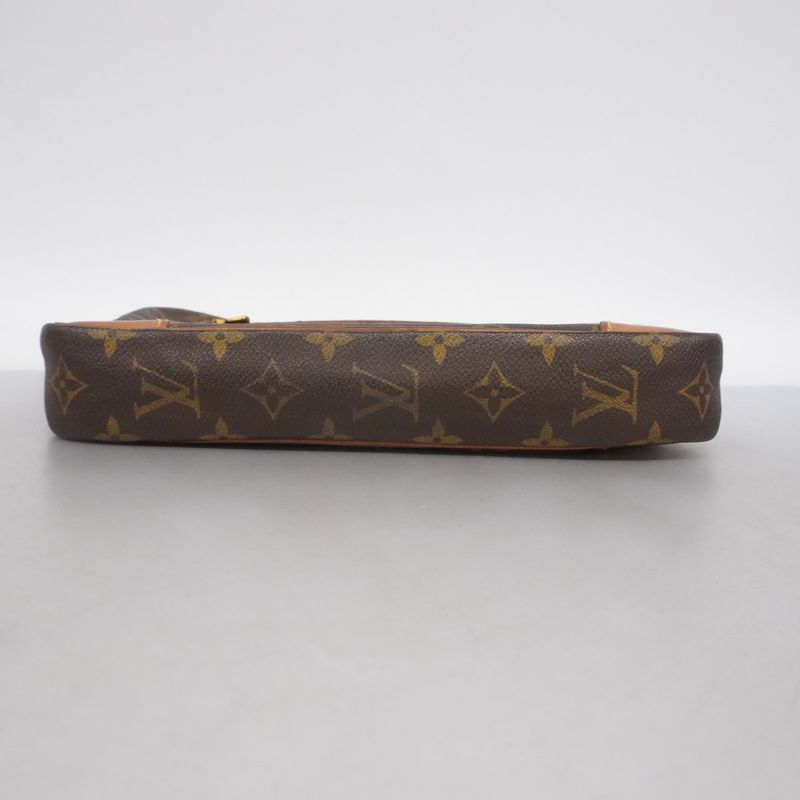 Louis Vuitton Clutch Bag Monogram Marly Dragonne GM M51825 Brown Men's
