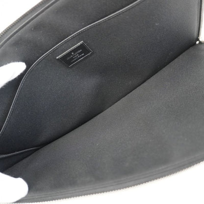 Louis Vuitton Damier Graphite Pochette Jules GM N64437 Black Men's Clutch Bag