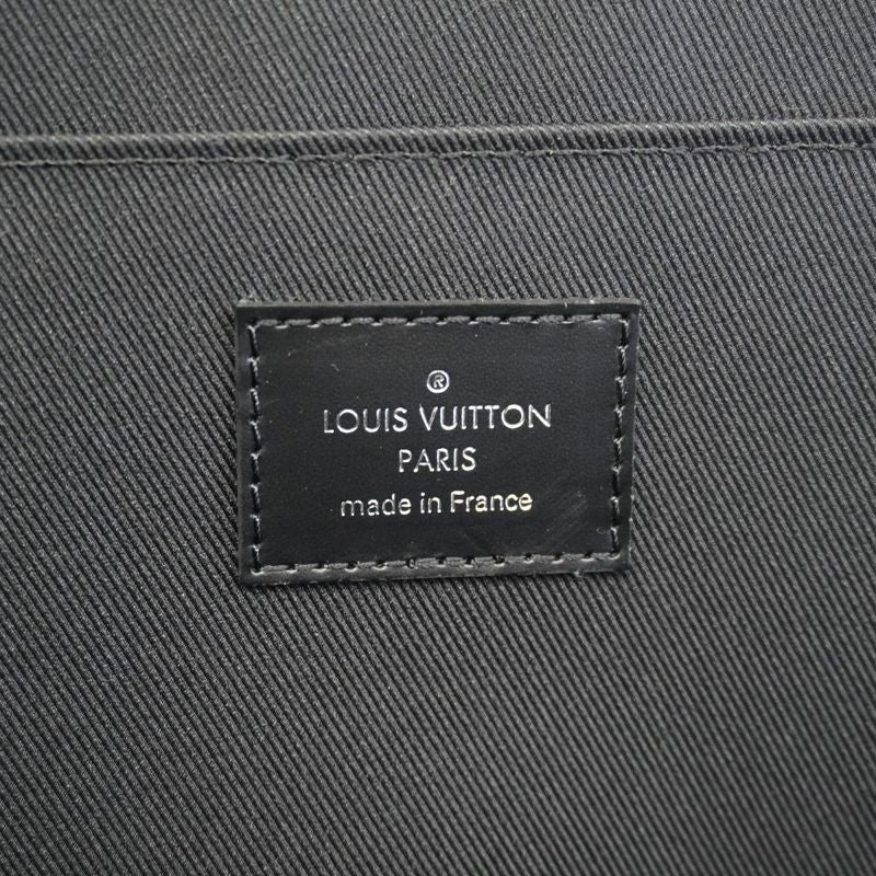 Louis Vuitton Damier Graphite Pochette Jules GM N64437 Black Men's Clutch Bag