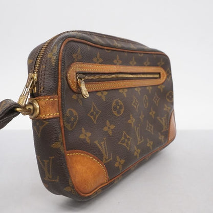Louis Vuitton Clutch Bag Monogram Marly Dragonne GM M51825 Brown Men's