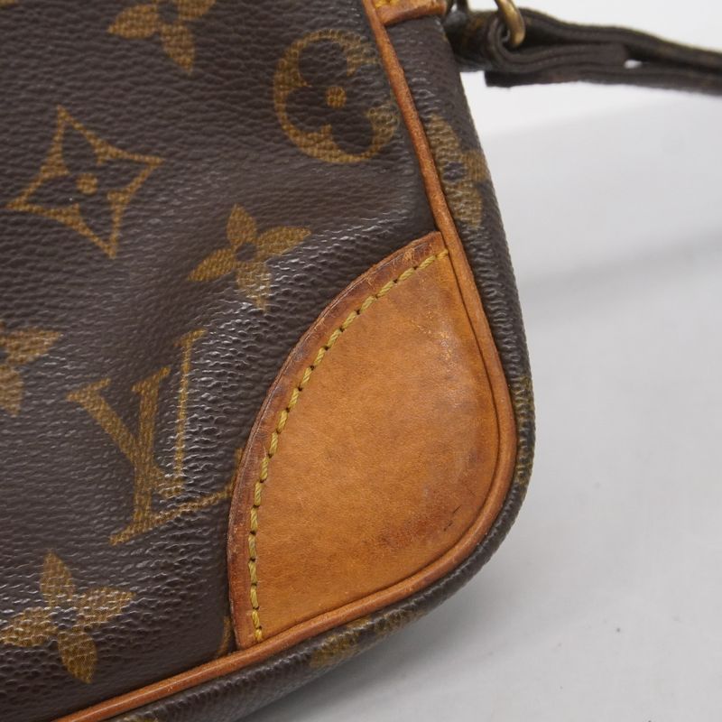 Louis Vuitton Clutch Bag Monogram Marly Dragonne GM M51825 Brown Men's