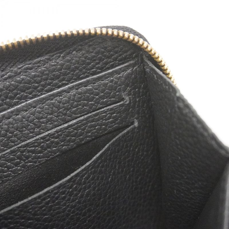 Louis Vuitton Coin Case Monogram Empreinte Zippy Coin Purse M60574 Noir Black