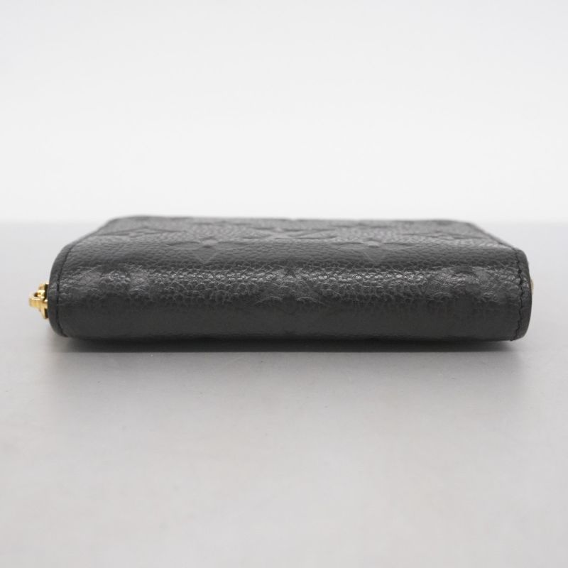 Louis Vuitton Coin Case Monogram Empreinte Zippy Coin Purse M60574 Noir Black