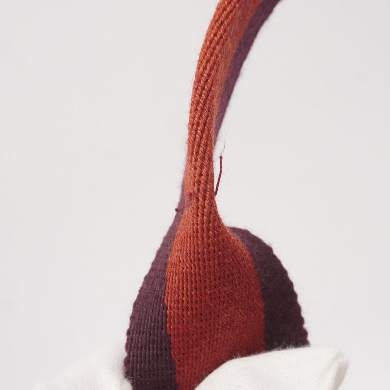 Hermes Tote Bag Fourre Tout MM Canvas Red Silver Hardware Women