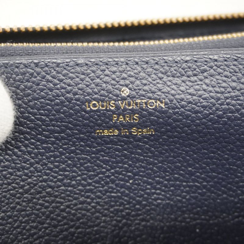 Louis Vuitton Long Wallet Monogram/empreinte Zippy Wallet M62121 Marine Rouge