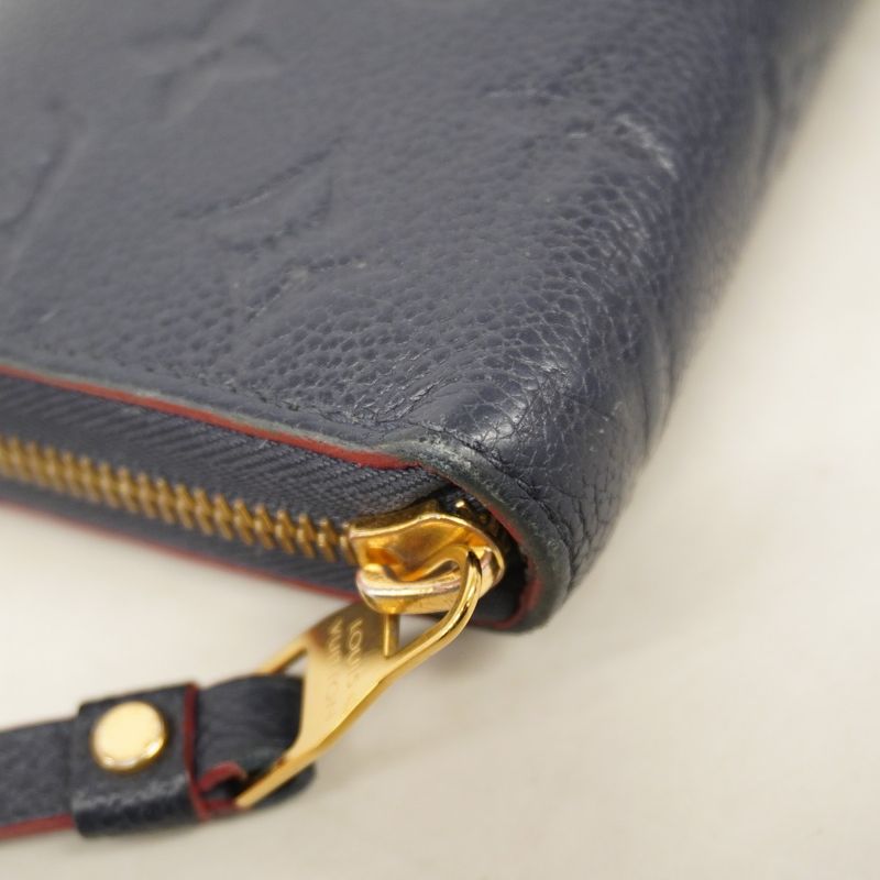 Louis Vuitton Long Wallet Monogram/empreinte Zippy Wallet M62121 Marine Rouge