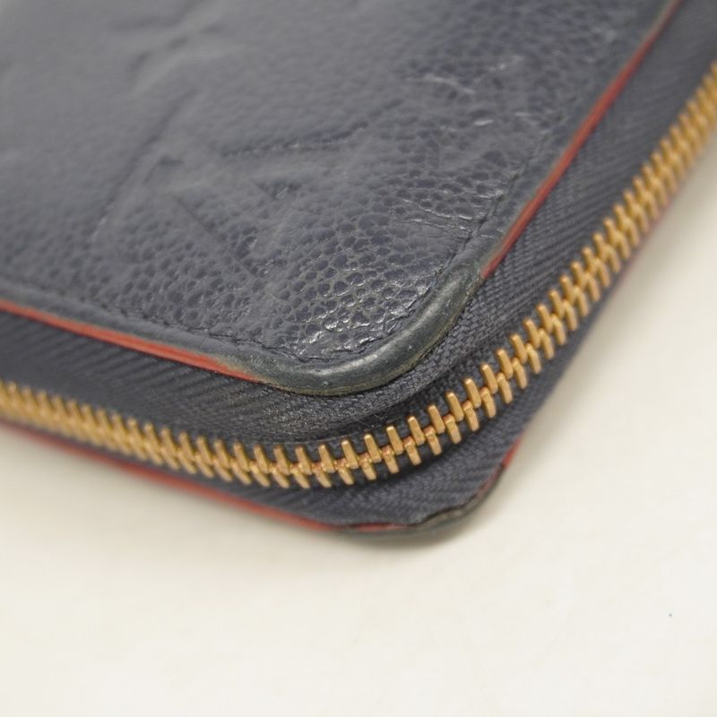 Louis Vuitton Long Wallet Monogram/empreinte Zippy Wallet M62121 Marine Rouge
