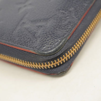 Louis Vuitton Long Wallet Monogram/empreinte Zippy Wallet M62121 Marine Rouge