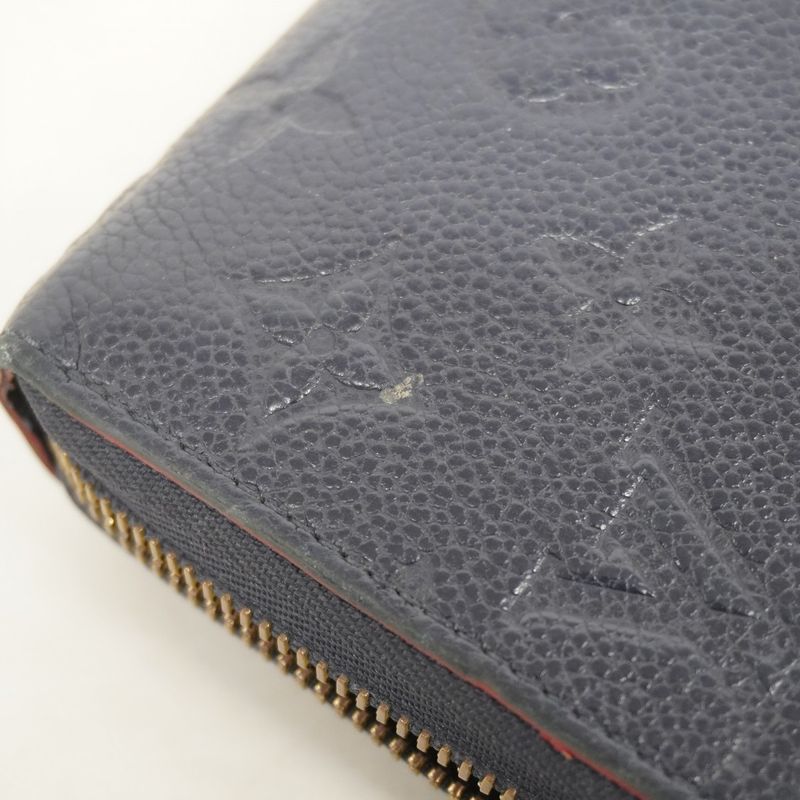 Louis Vuitton Long Wallet Monogram/empreinte Zippy Wallet M62121 Marine Rouge
