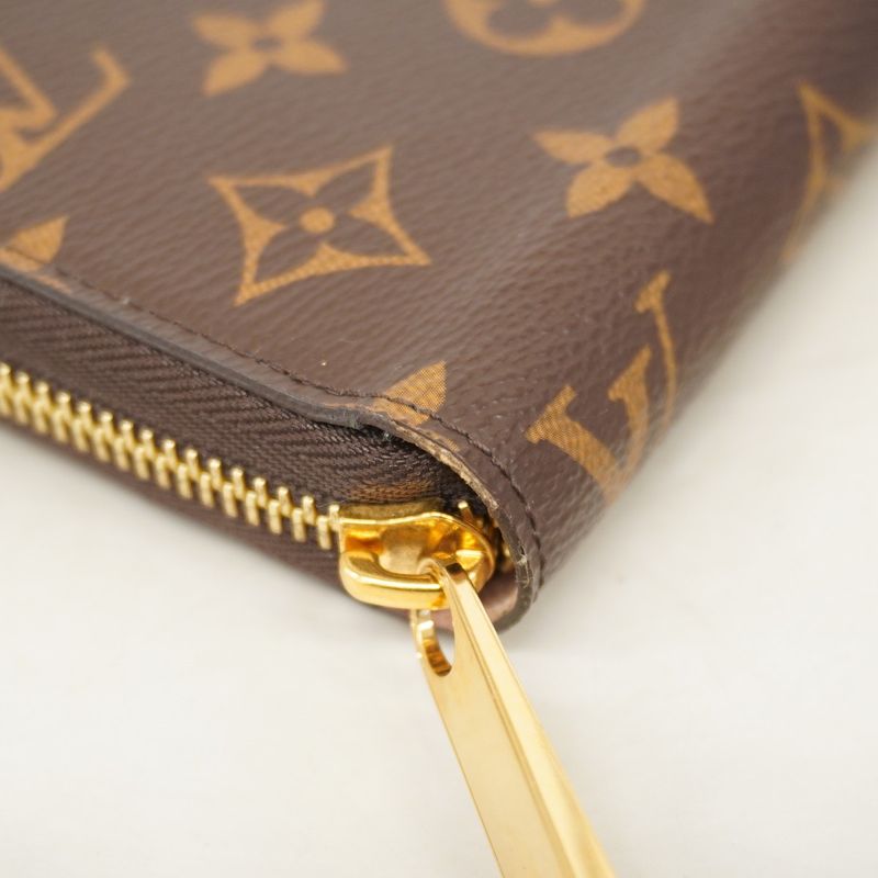 Louis Vuitton Long Wallet Monogram Zippy Wallet M41894 Brown Rose Ballerine