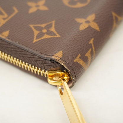 Louis Vuitton Long Wallet Monogram Zippy Wallet M41894 Brown Rose Ballerine