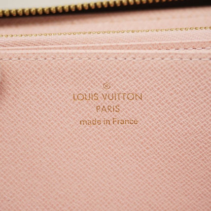 Louis Vuitton Long Wallet Monogram Zippy Wallet M41894 Brown Rose Ballerine