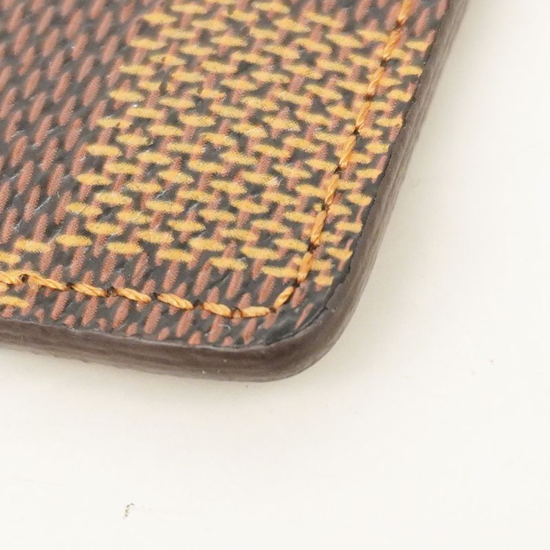 Louis Vuitton Card Case Damier Porte Carthusanple N61722 Ebène Men Women Unisex