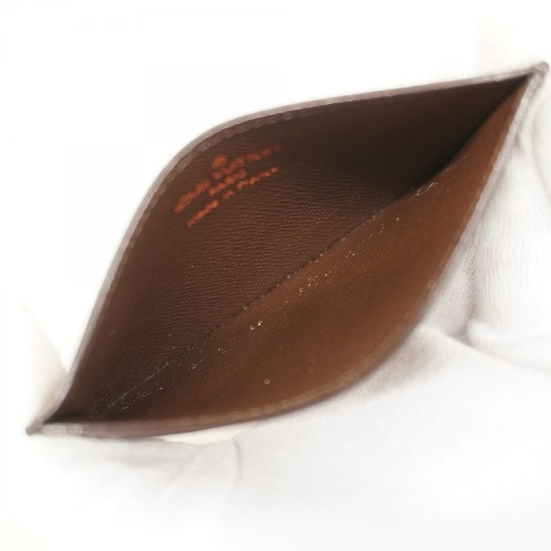 Louis Vuitton Card Case Damier Porte Carthusanple N61722 Ebène Men Women Unisex