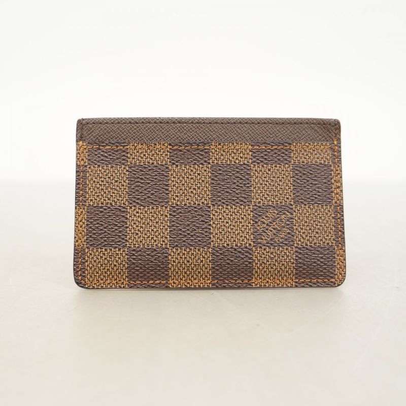 Louis Vuitton Card Case Damier Porte Carthusanple N61722 Ebène Men Women Unisex