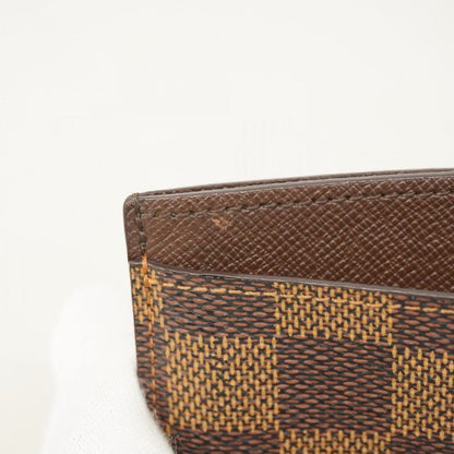 Louis Vuitton Card Case Damier Porte Carthusanple N61722 Ebène Men Women Unisex