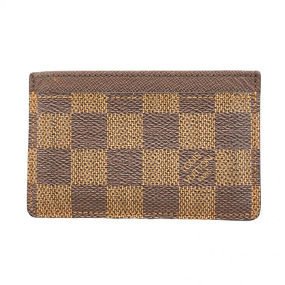 Louis Vuitton Card Case Damier Porte Carthusanple N61722 Ebène Men Women Unisex