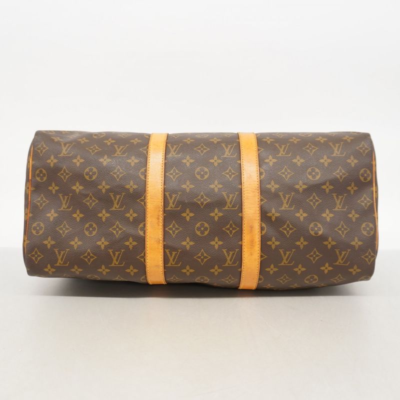 Louis Vuitton Boston Bag Monogram Keepall 50 M41426 Brown Men Women Unisex