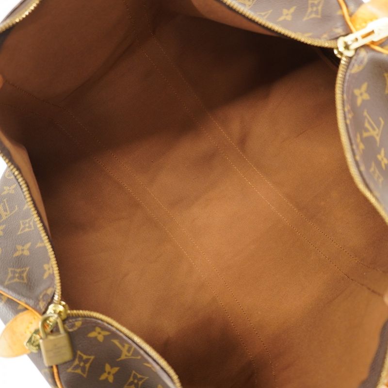 Louis Vuitton Boston Bag Monogram Keepall 50 M41426 Brown Men Women Unisex