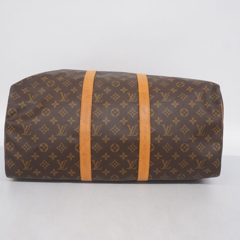 Louis Vuitton Boston Bag Monogram Keepall 50 M41426 Brown Men Women Unisex