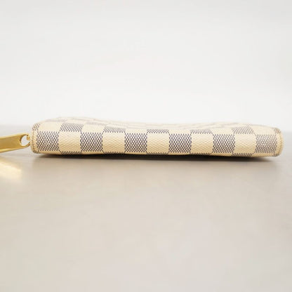 Louis Vuitton Damier Azure Zippy Wallet N60019 White Ladies