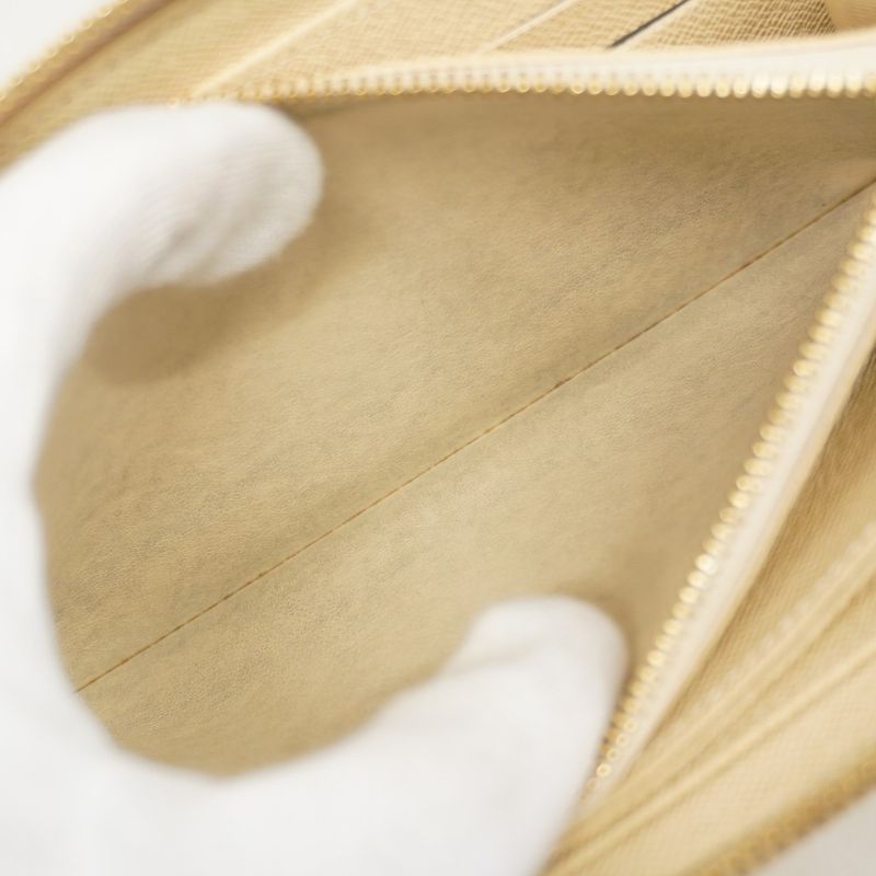 Louis Vuitton Damier Azure Zippy Wallet N60019 White Ladies