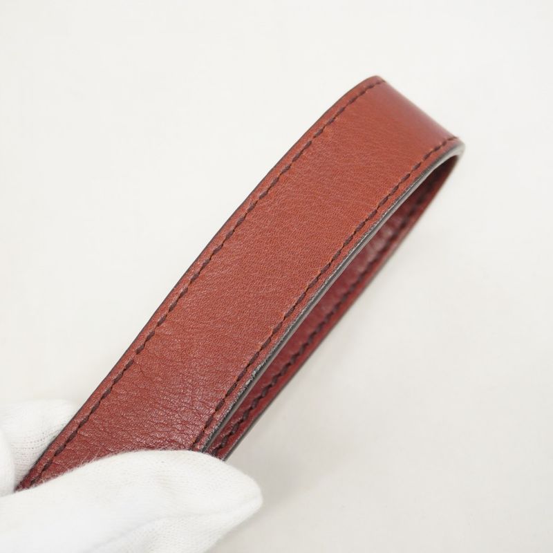 Gucci Handbag Guccissima Horsebit 177088 Leather Bordeaux Chien Pan Gold