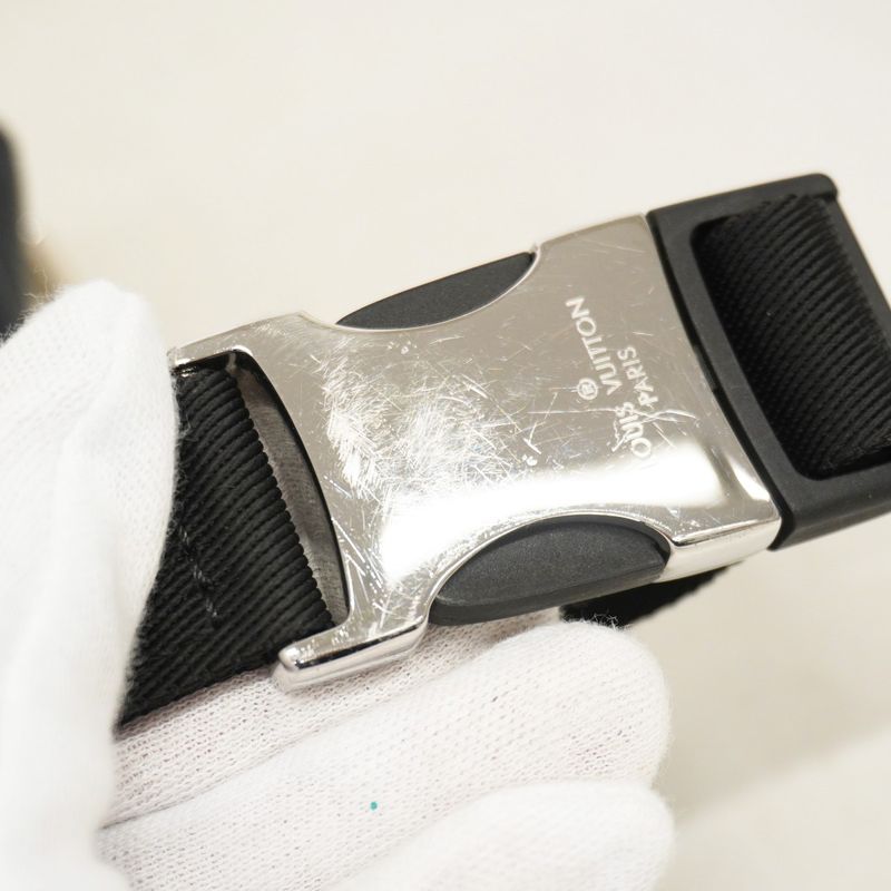 Louis Vuitton Epi LV Circle Bum Bag M55131 Noir Black Men's