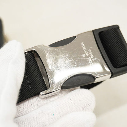 Louis Vuitton Epi LV Circle Bum Bag M55131 Noir Black Men's