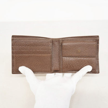 Gucci Wallet Ophidia 597609 PVC Brown Gold Hardware Men's