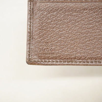 Gucci Wallet Ophidia 597609 PVC Brown Gold Hardware Men's
