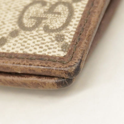 Gucci Wallet Ophidia 597609 PVC Brown Gold Hardware Men's