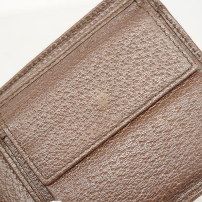 Gucci Wallet Ophidia 597609 PVC Brown Gold Hardware Men's