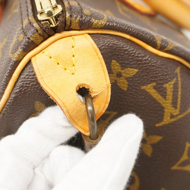 Louis Vuitton Handbag Monogram Speedy 25 M41109 Brown Ladies