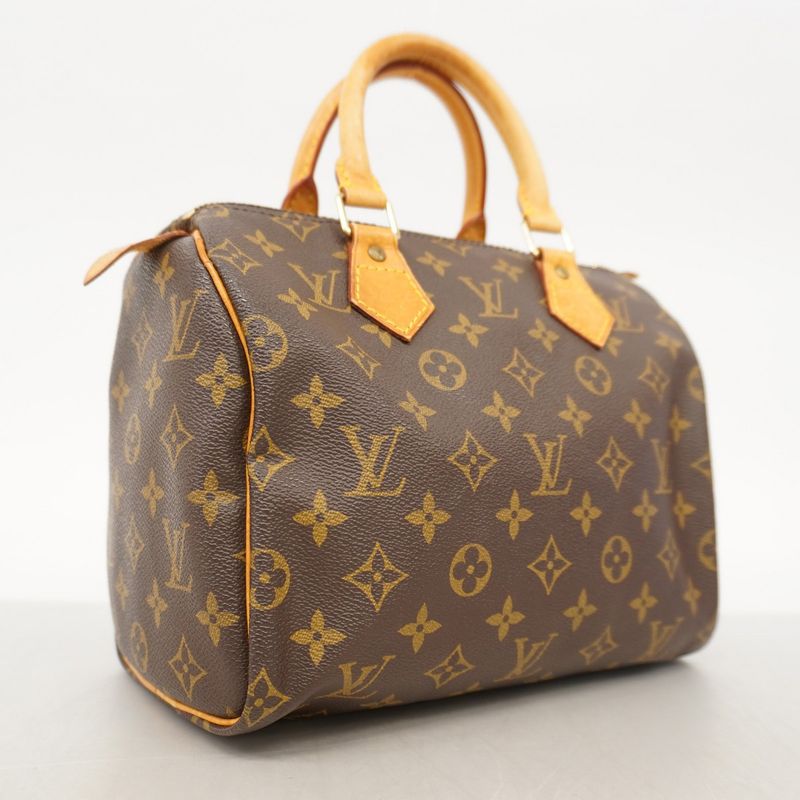Louis Vuitton Handbag Monogram Speedy 25 M41109 Brown Ladies