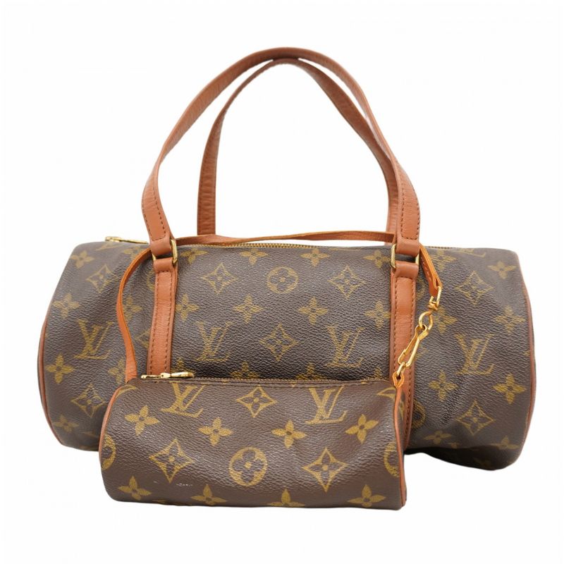 Louis Vuitton Handbag Monogram Papillon 30 M51385 Brown Ladies