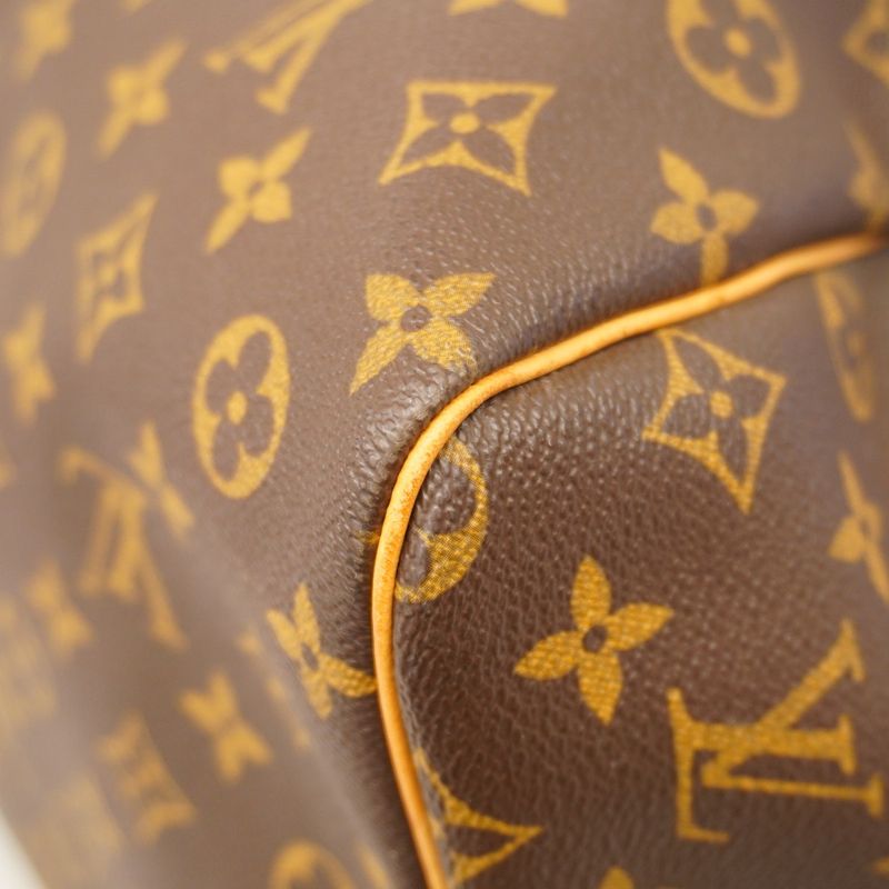 Louis Vuitton Boston Bag Monogram Keepall Bandoliere 60 M41412 Brown Men Women