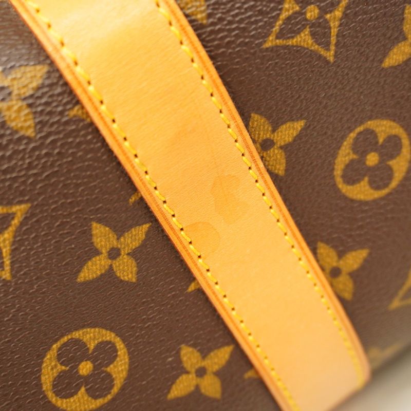 Louis Vuitton Boston Bag Monogram Keepall Bandoliere 60 M41412 Brown Men Women