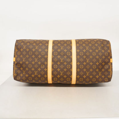 Louis Vuitton Boston Bag Monogram Keepall Bandoliere 60 M41412 Brown Men Women