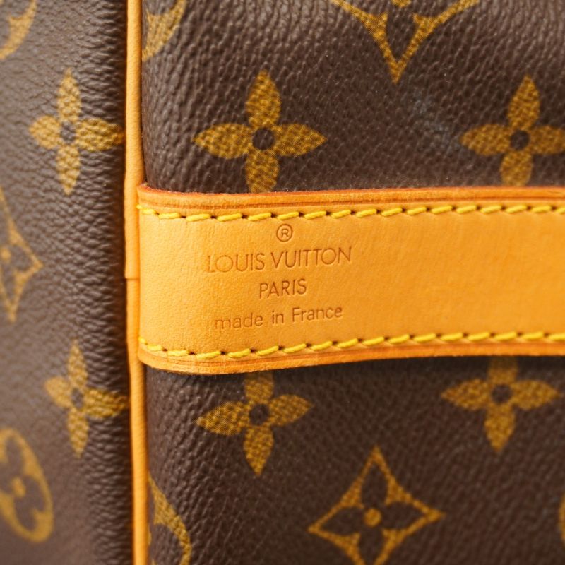 Louis Vuitton Boston Bag Monogram Keepall Bandoliere 60 M41412 Brown Men Women