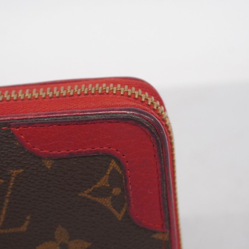 Louis Vuitton Long Wallet Monogram Zippy Wallet Retiro M61187 Brown Threes