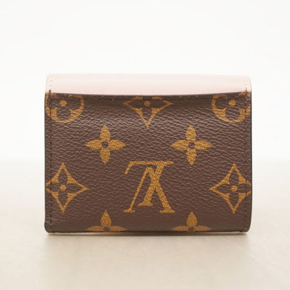 Louis Vuitton Monogram Portefeuille Zoe M62933 Brown Rose Ballerine Women's