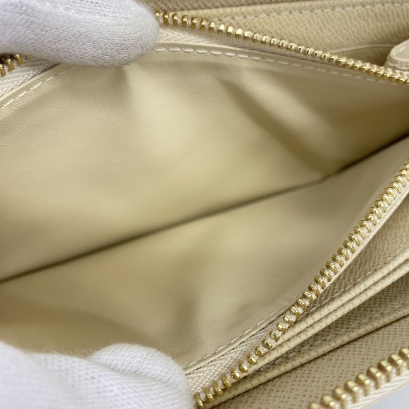 Louis Vuitton Long Wallet Damier Azure Zippy Wallet N60019 Whitemen Women Unisex