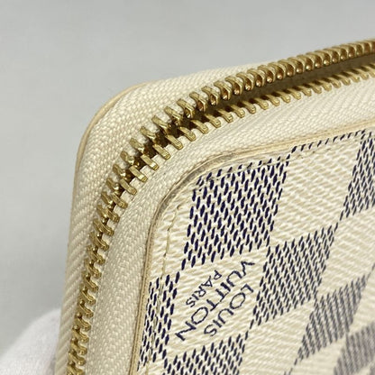 Louis Vuitton Long Wallet Damier Azure Zippy Wallet N60019 Whitemen Women Unisex