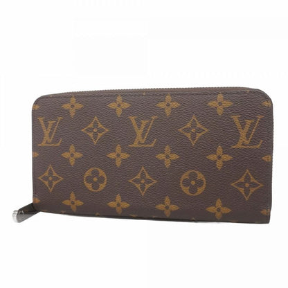 Louis Vuitton Long Wallet Monogram Zippy Wallet M27029 Brown Monogram Silver