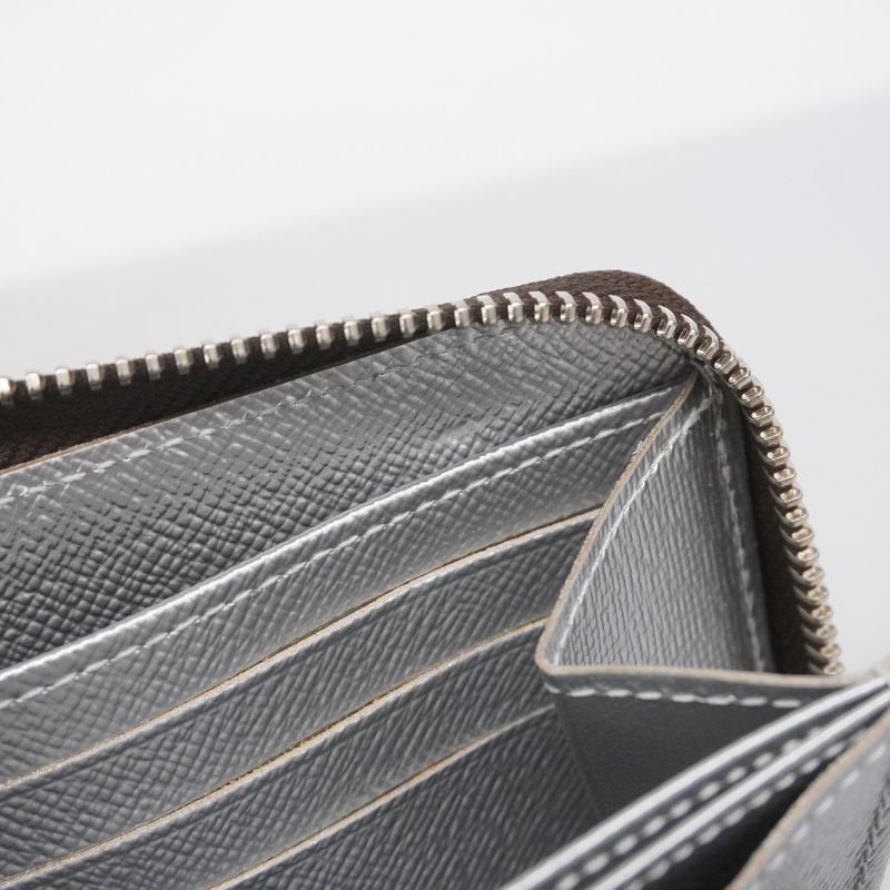 Louis Vuitton Long Wallet Monogram Zippy Wallet M27029 Brown Monogram Silver