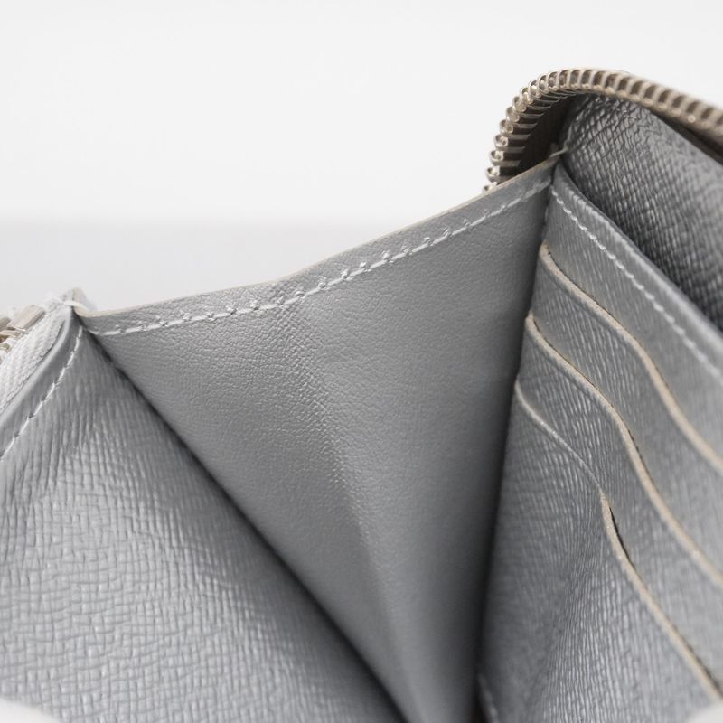 Louis Vuitton Long Wallet Monogram Zippy Wallet M27029 Brown Monogram Silver