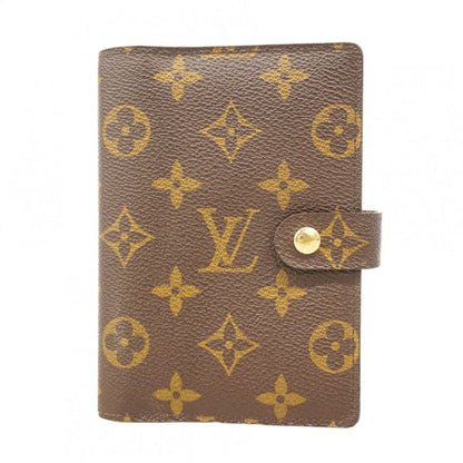 Louis Vuitton Notebook Cabas Monogram Agenda PM R20005 Brown Men Women Unisex