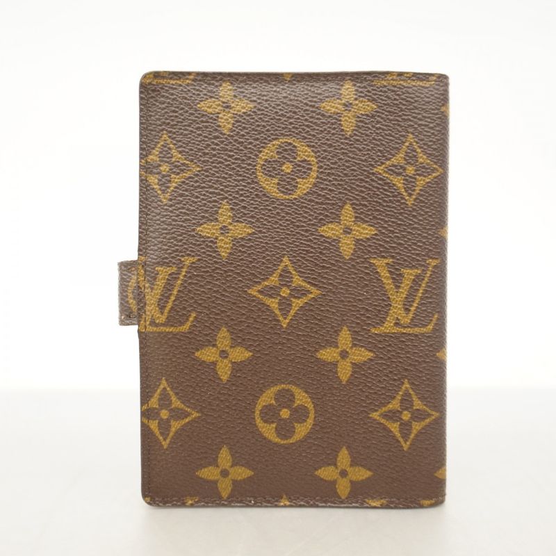 Louis Vuitton Notebook Cabas Monogram Agenda PM R20005 Brown Men Women Unisex