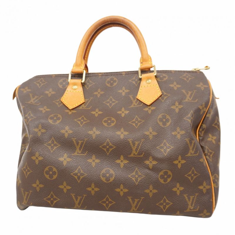 Louis Vuitton Handbag Monogram Speedy 30 M41108 Brown Ladies